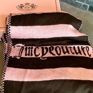 Juicy Couture Brown and Pink Scarf
